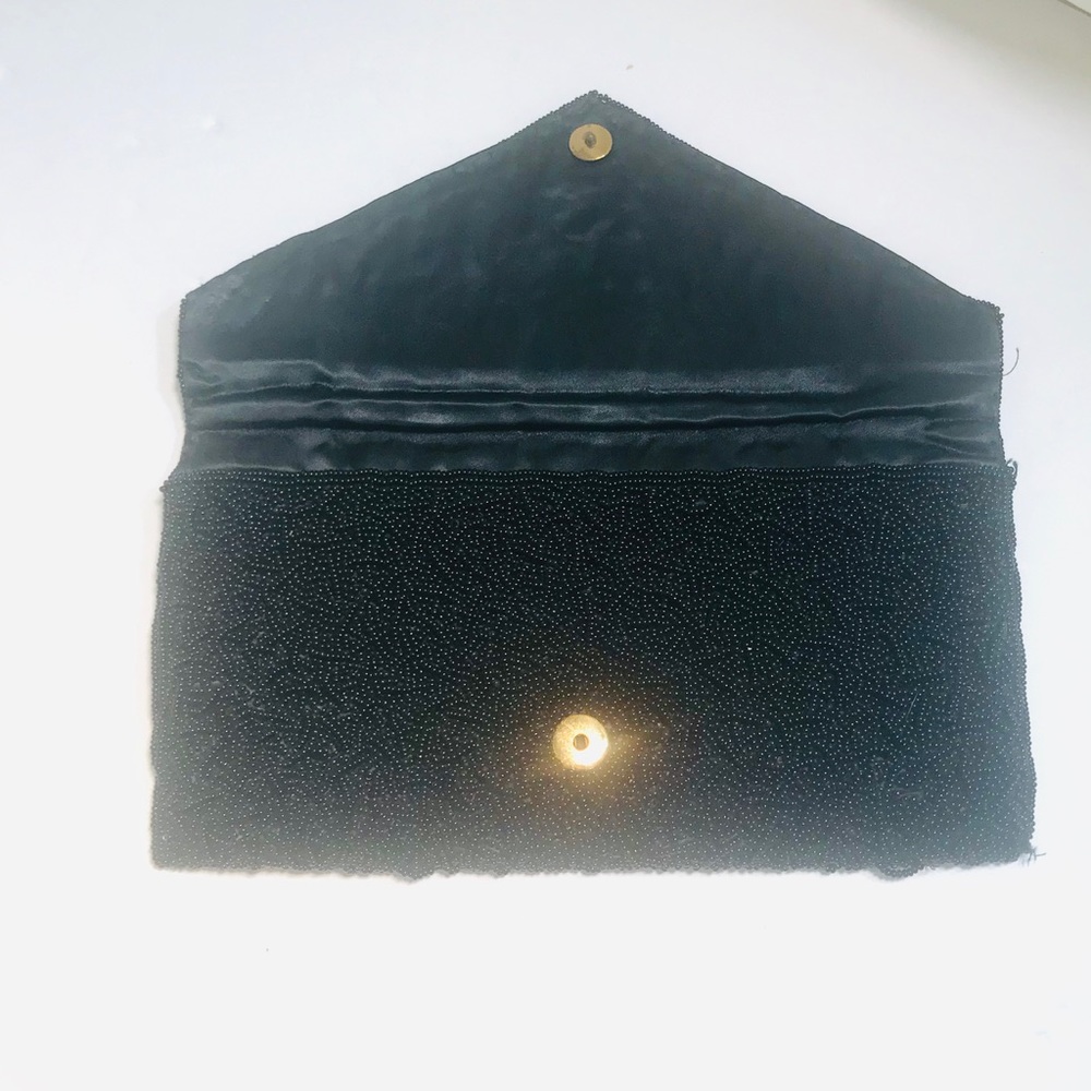 INTRICATE BEADED EVENING CLUTCH VINTAGE PURSE